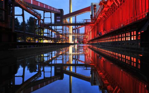 Промисловий комплекс вугільної шахти Zollverein в Ессені, Німеччина